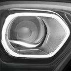 Right LED headlight lens close-up for 2024-2026 Chevrolet Trailblazer LS