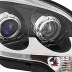 Right HID headlight lens close-up for 2007-2012 GMC Acadia