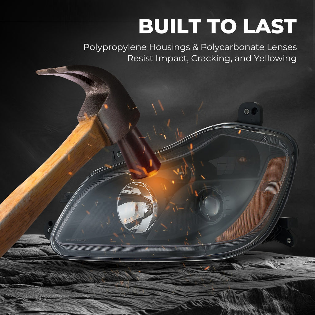 Black Halogen headlight features and specifications for 2013-2021 Kenworth T680 (image 5)