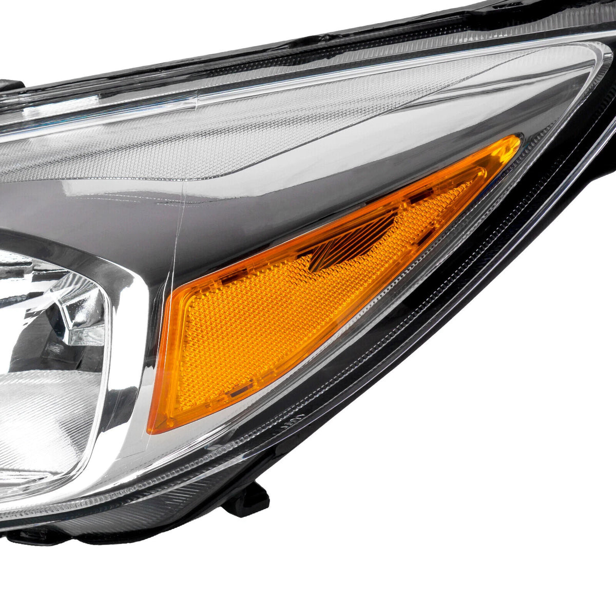 Halogen headlight adjuster close-up for 2015-2018 Ford Focus