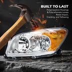 Black Halogen headlight features and specifications for 2009-2012 Toyota RAV4 (image 2)