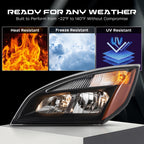 Black Halogen headlight features and specifications for 2018-2024 Freightliner Cascadia (image 4)