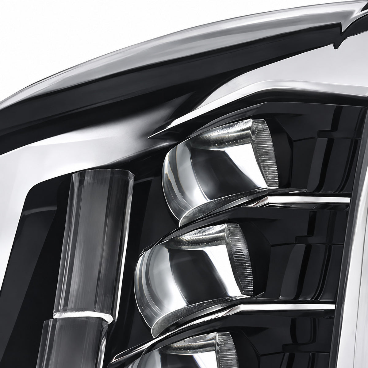 Led headlight connector close-up for 2015-2020 Cadillac Escalade