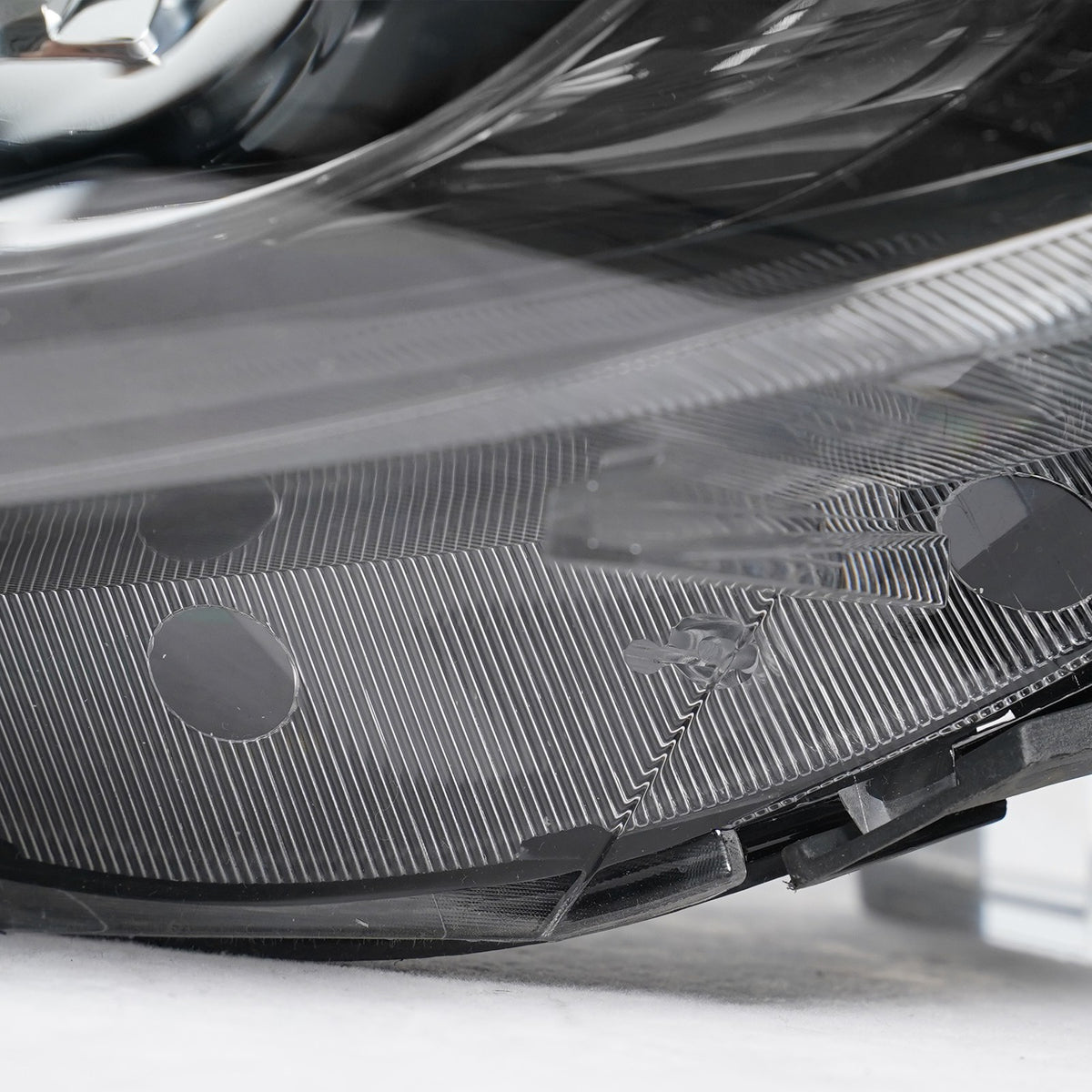 Halogen headlight adjuster close-up for 2019-2022 Chevy Spark