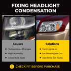 Headlight bulb size diagram for 2003-2005 Toyota 4Runner Chrome Halogen headlights (image 2)