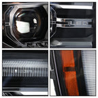 Led headlight mounting tab close-up for 2016-2018 GMC Sierra 1500