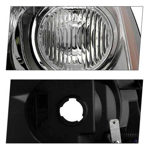 Chrome HID Projector headlight top view for 2006-2011 Cadillac DTS