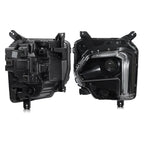 Pair LED headlight rear housing angle for 2022-2024 Chevrolet Traverse