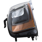 Halogen headlight mounting tab close-up for 2015-2017 Ford Expedition