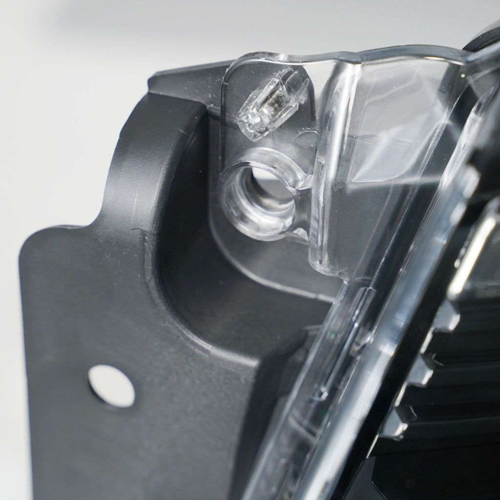 Led projector headlight adjuster close-up for 2018-2021 Ford Expedition
