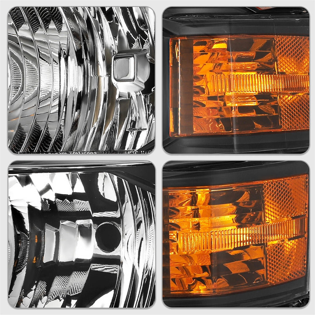 Black Halogen headlight features and specifications for 2014-2015 Chevrolet Silverado 1500 (image 2)