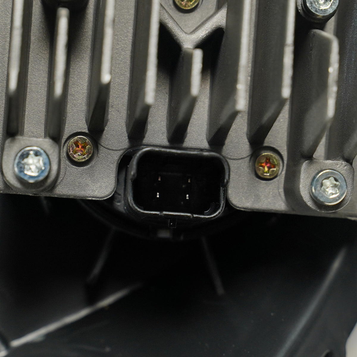 Left HID headlight lens close-up for 2013-2017 Cadillac XTS