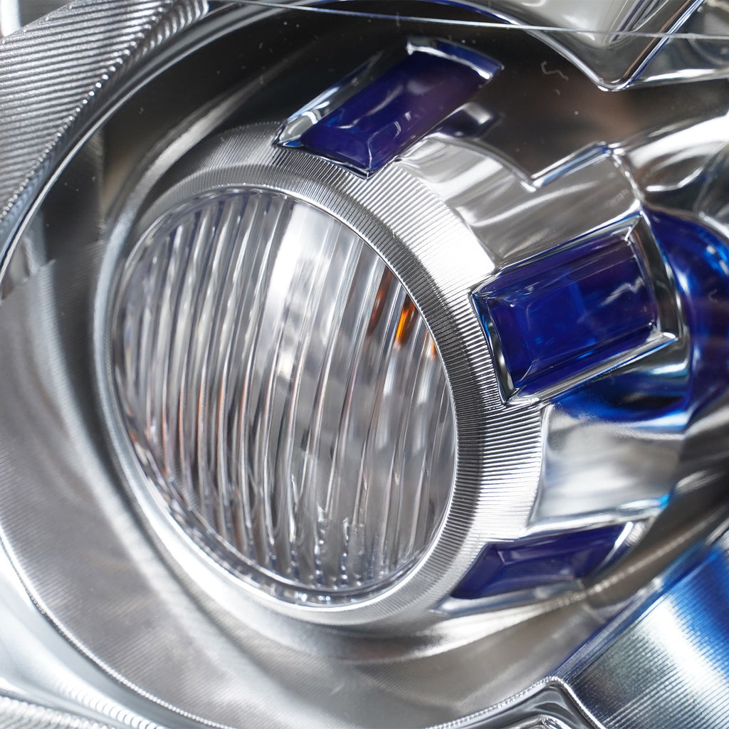 Right HID headlight lens close-up for 2008-2012 Buick Enclave