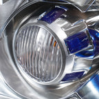 Right HID headlight lens close-up for 2008-2012 Buick Enclave