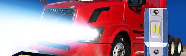 LED Conversion Kit Bulbs Low Beam Compatible with Volvo VN VNL Semi Trucks 2004-2017 Lighting