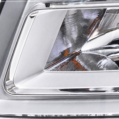 Driver side Chrome Halogen Projector headlight close-up for 2010-2015 GMC Terrain SL SLE SLT (view 10)