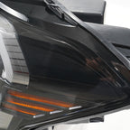 Led headlight adjuster close-up for 2022-2024 Ford Expedition