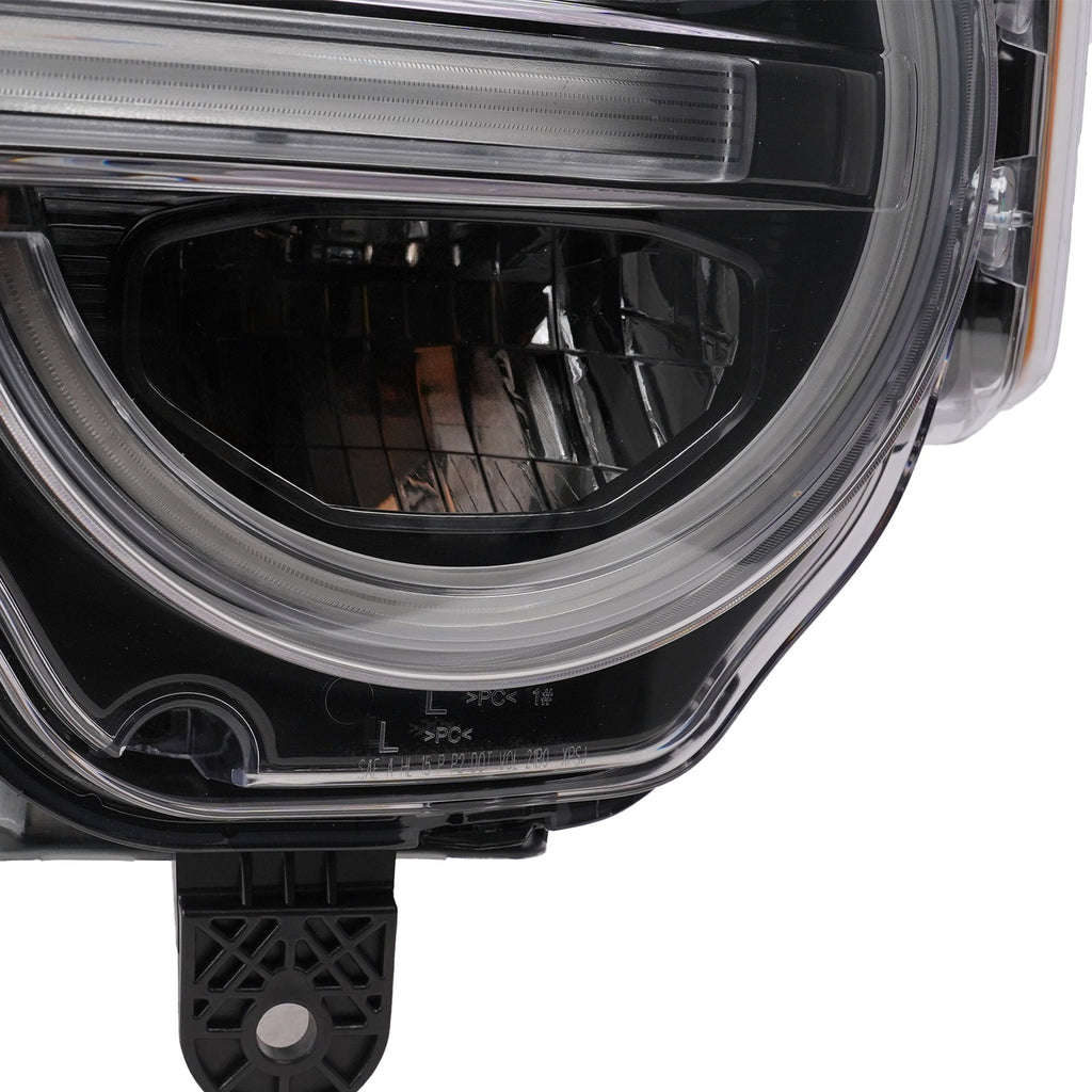 Led headlight bulb socket close-up for 2021-2023 Ford Bronco