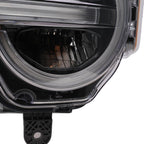 Led headlight bulb socket close-up for 2021-2023 Ford Bronco