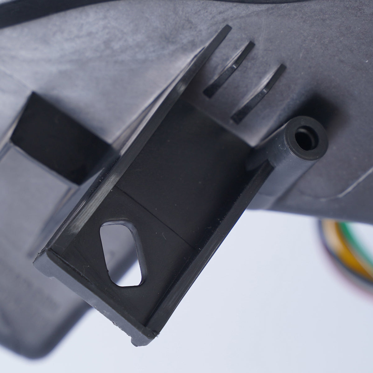 Halogen projector headlight adjuster close-up for 2014-2020 Chevy Impala