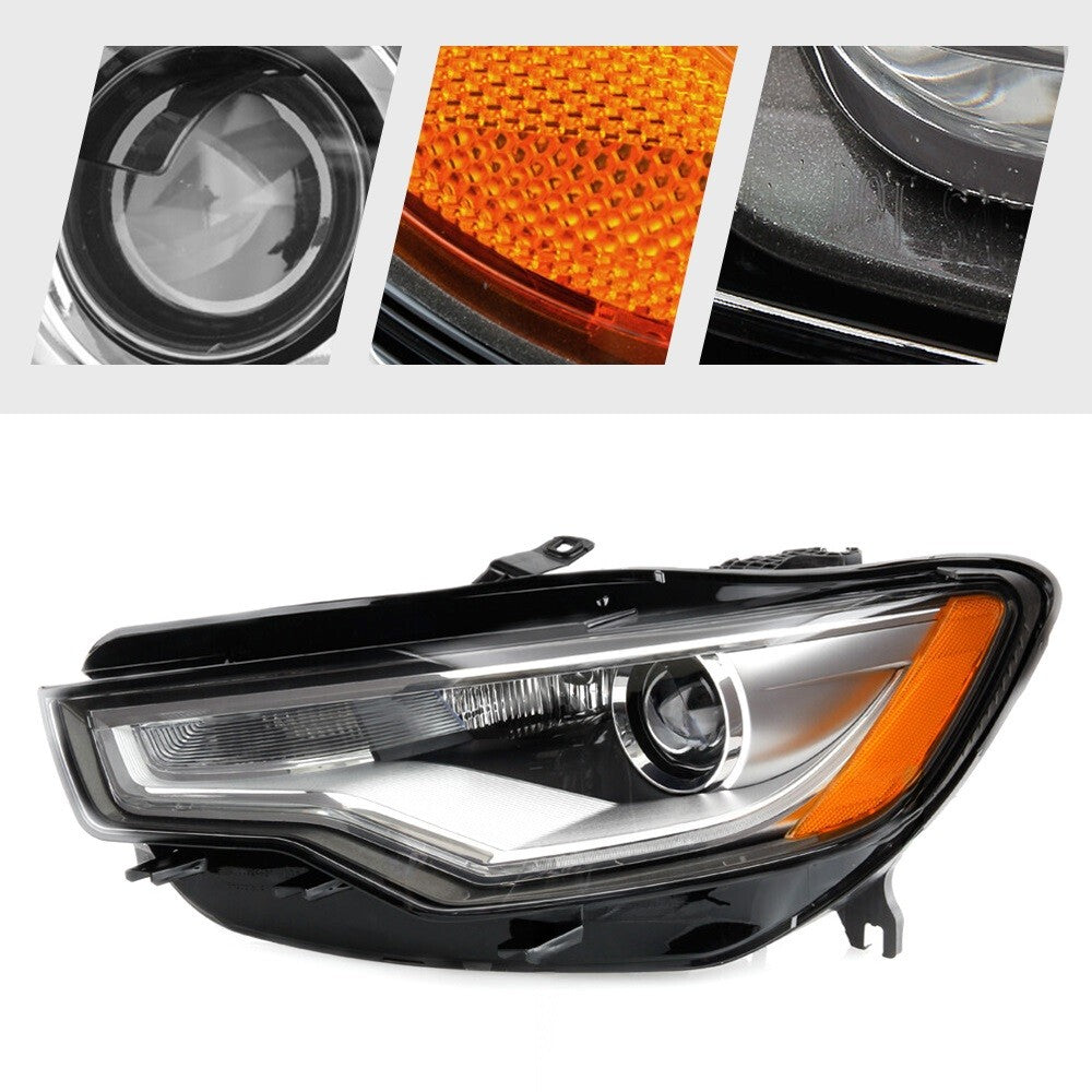 Hid headlight connector close-up for 2012-2015 Audi A6 / S6