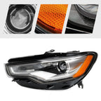 Hid headlight connector close-up for 2012-2015 Audi A6 / S6