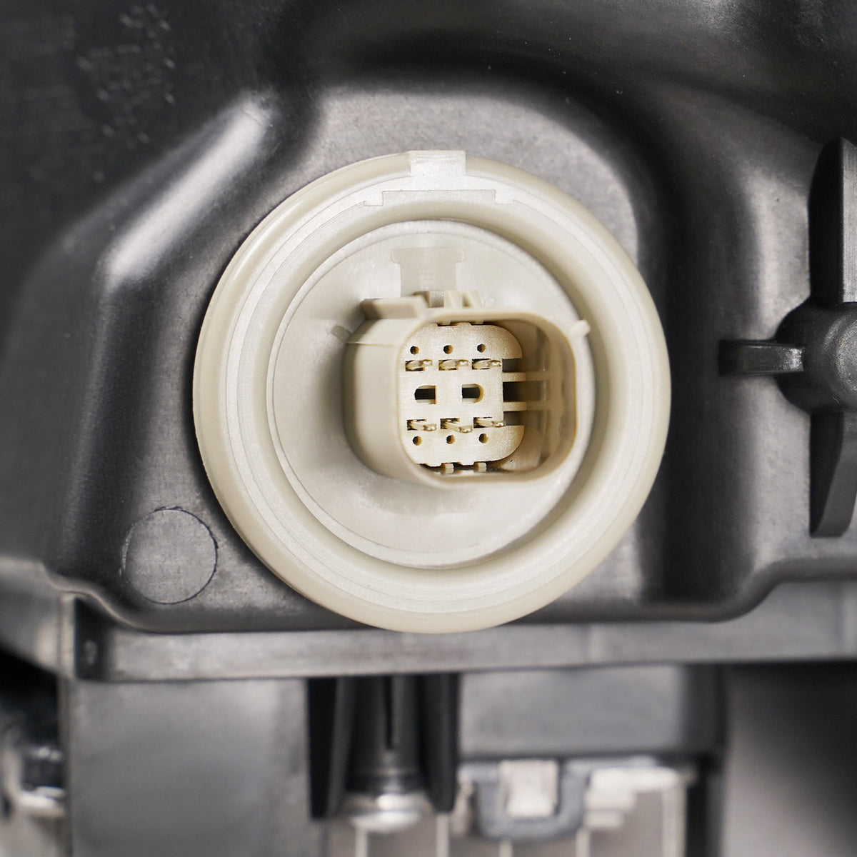 Led headlight bulb socket close-up for 2023-2026 Chevrolet Colorado