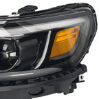 Led headlight adjuster close-up for 2019-2023 Jeep Cherokee