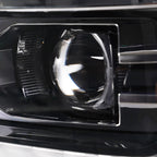 Led headlight adjuster close-up for 2016-2018 Chevy Silverado 1500