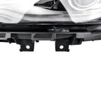Right HID headlight lens close-up for 2015-2018 Lincoln MKC