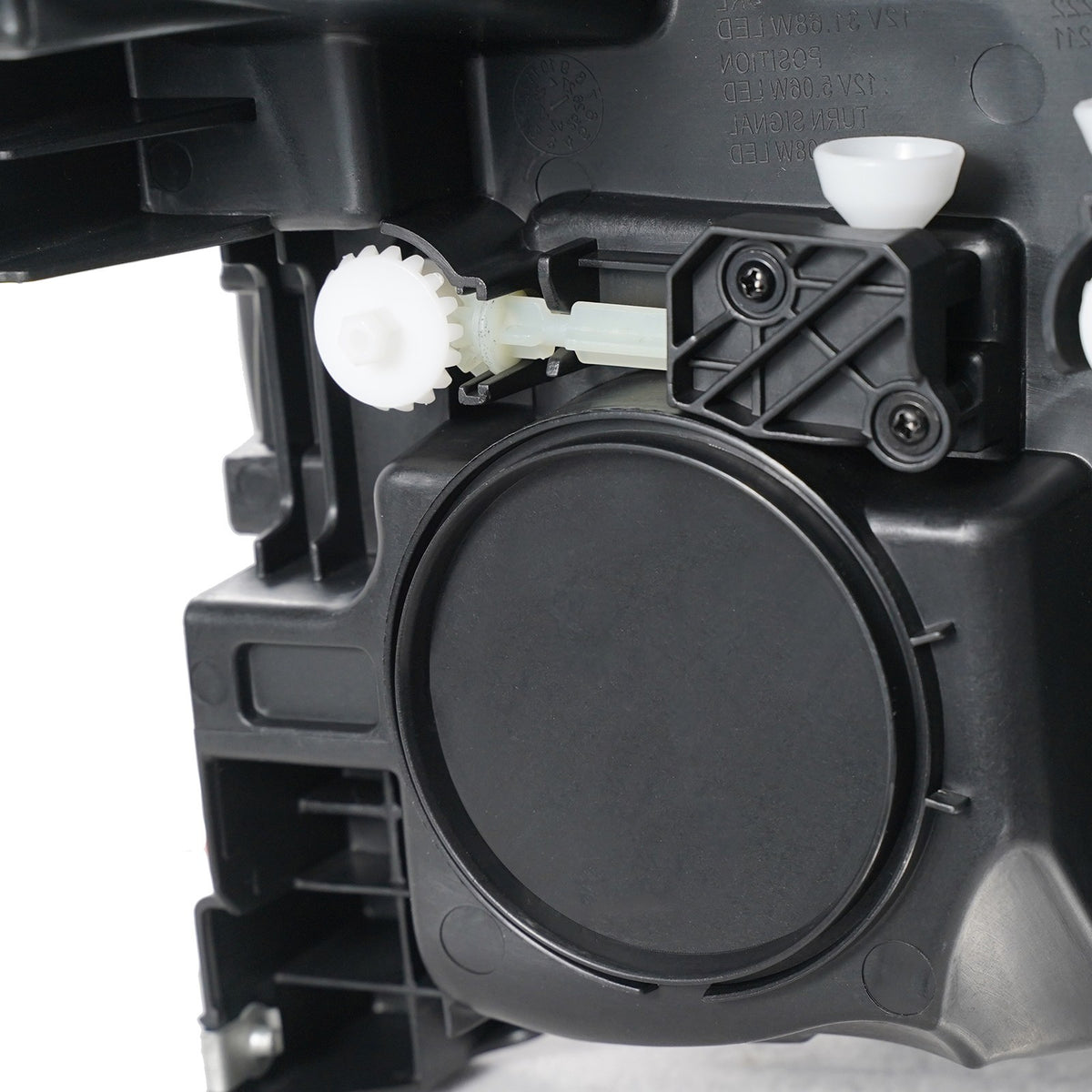 Led headlight mounting tab close-up for 2024-2025 Buick Encore GX