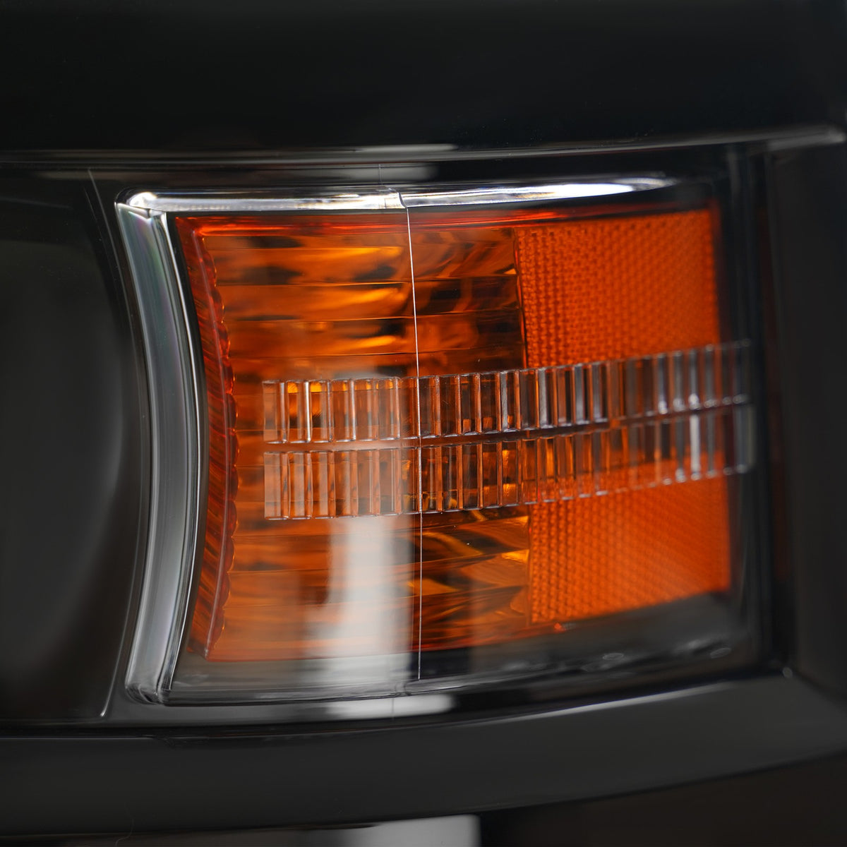 Halogen headlight reflector close-up for 2015-2019 Chevy Silverado HD