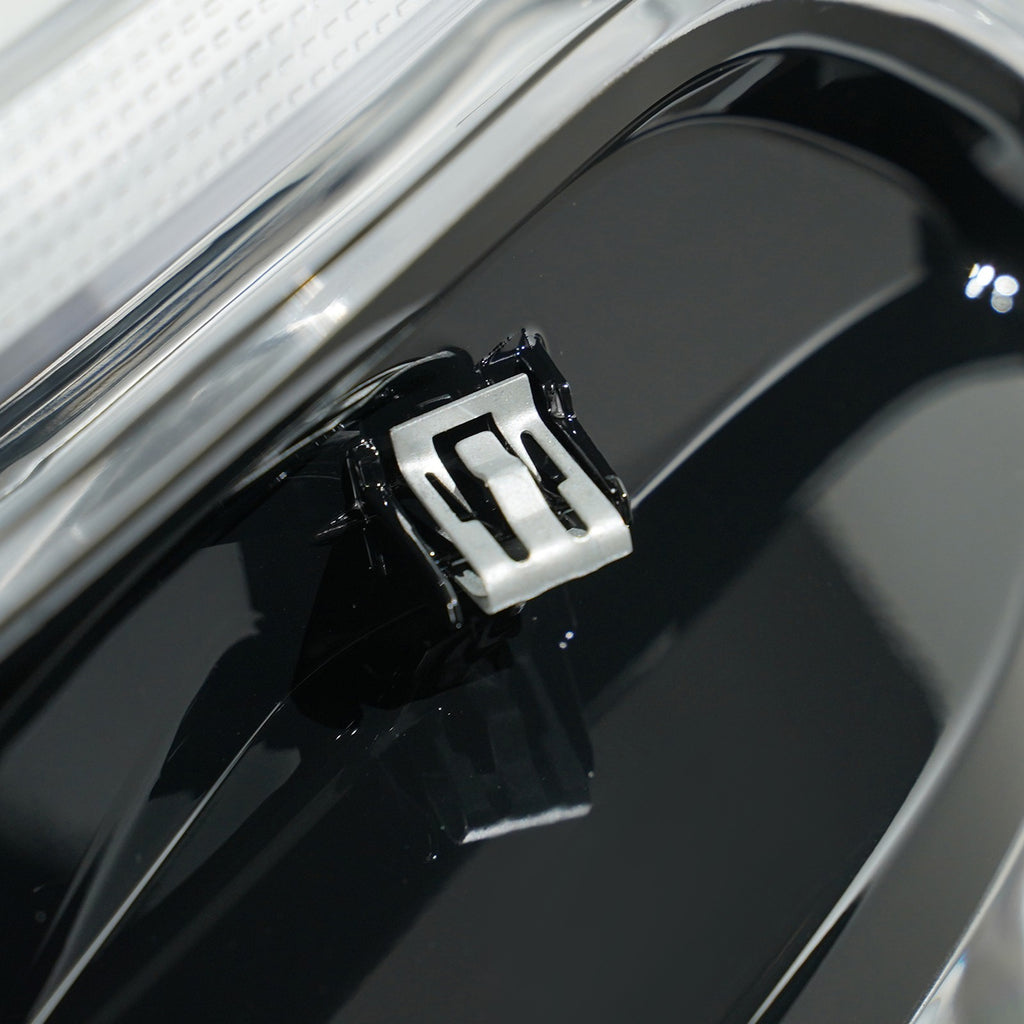 Led headlight adjuster close-up for 2022-2024 Ford Expedition