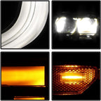Led headlight mounting tab close-up for 2022-2026 GMC Sierra 1500