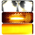 Right LED headlight lens close-up for 2022-2026 GMC Sierra 1500