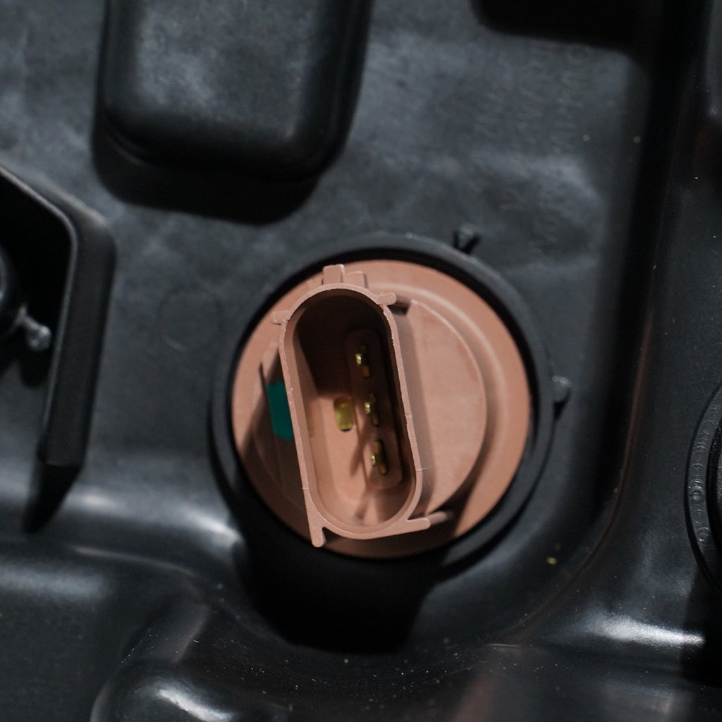 Led headlight adjuster close-up for 2022-2024 Ford Maverick Lariat