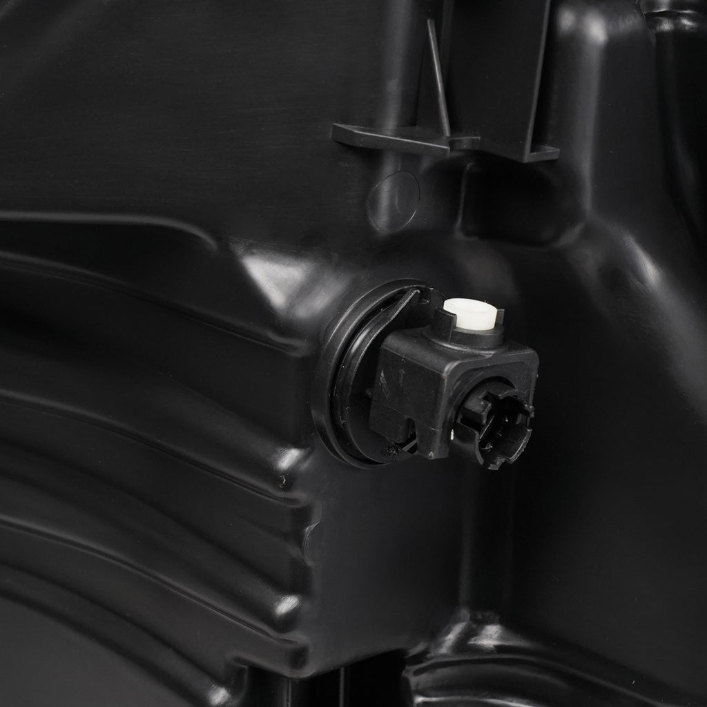 Led headlight mounting tab close-up for 2021-2023 Ford F-150