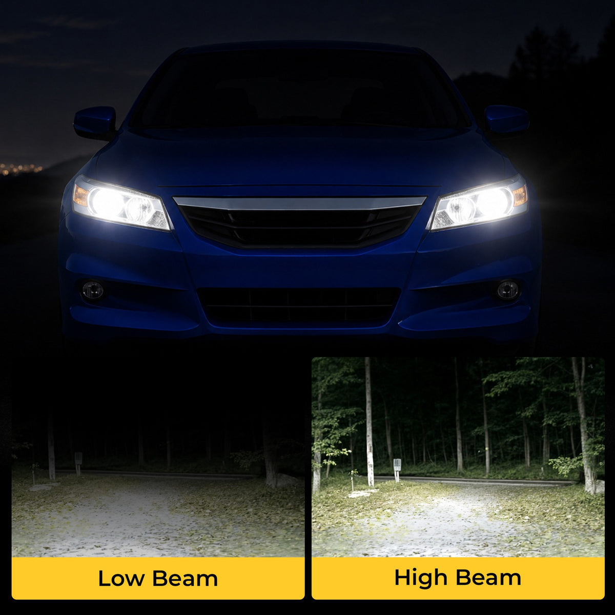Chrome Halogen headlight features and specifications for 2008-2012 Honda Accord Coupe (image 6)
