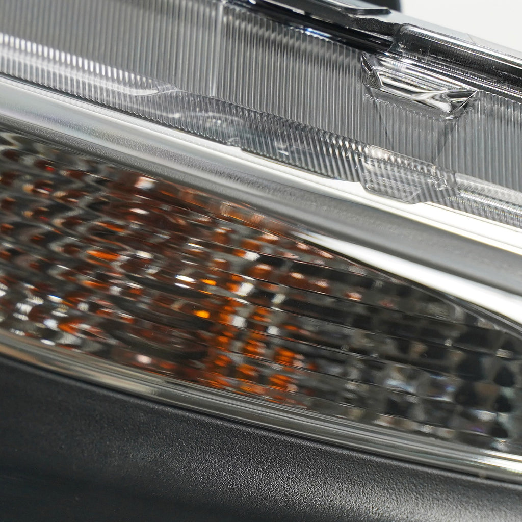 Halogen headlight reflector close-up for 2015-2017 Chrysler 200
