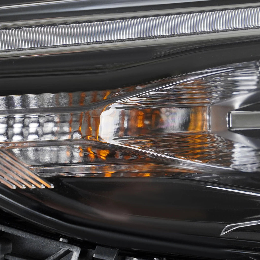 Right HID headlight lens close-up for 2018-2021 GMC Terrain