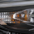 Right HID headlight lens close-up for 2018-2021 GMC Terrain