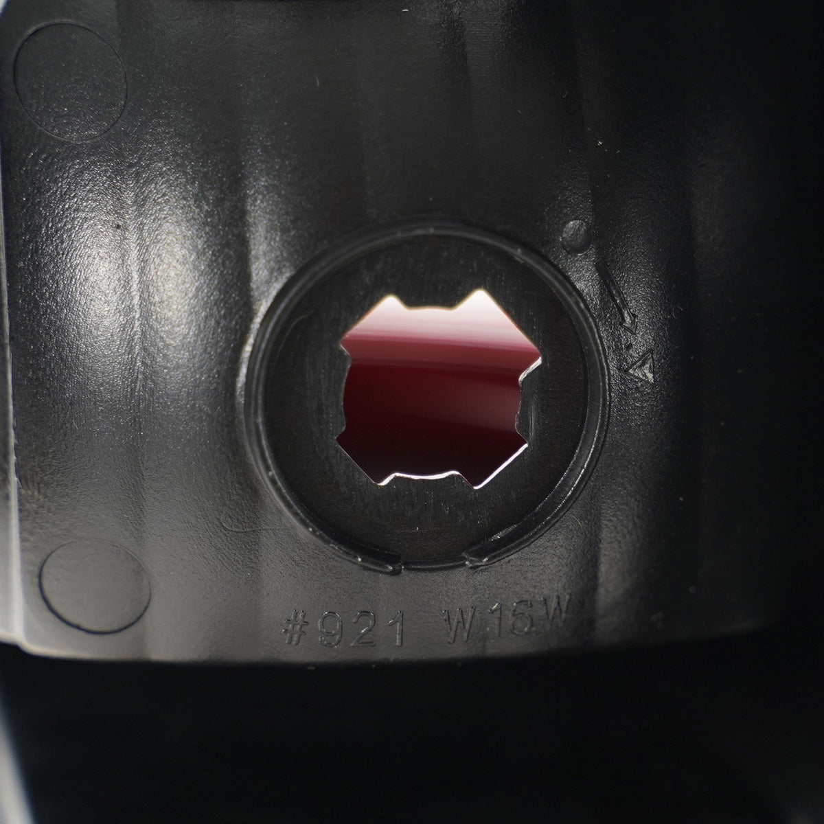 Tail light socket opening detail for 2015-2022 Chevy Colorado