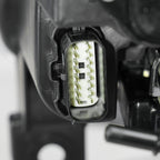 Hid headlight bulb socket close-up for 2014-2016 Jeep Grand Cherokee