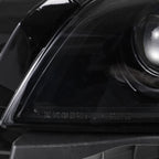 Black HID Projector headlight inner lens detail for 2015-2019 Cadillac CTS