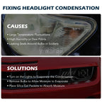 Headlight bulb size diagram for 2010-2013 Chevrolet Camaro Black Projector Halogen headlights (image 2)