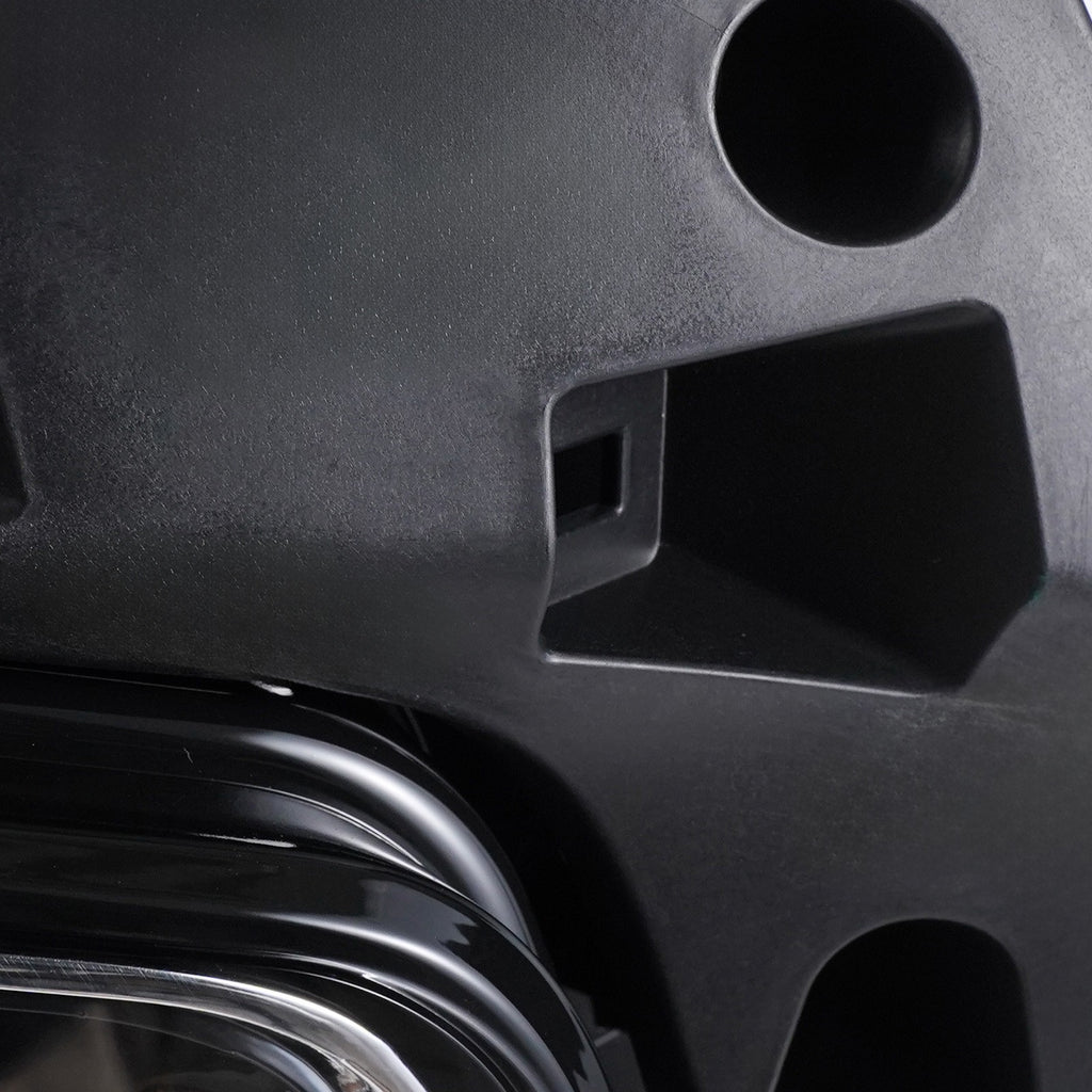 Led headlight mounting tab close-up for 2025-2026 GMC Yukon / Yukon XL AT4 / Elevation