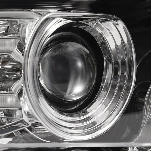 Projector headlight connector close-up for 2010-2014 Ford Mustang