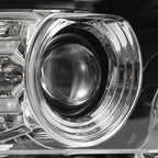 Projector headlight connector close-up for 2010-2014 Ford Mustang