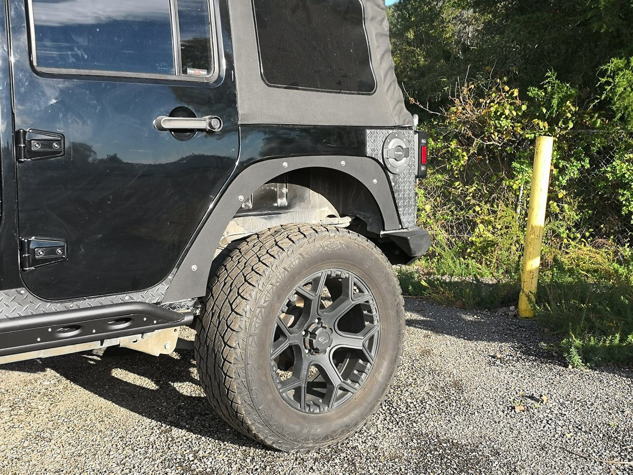 JF Steel Fender Delete Kit for Wrangler JK 2007-2018 Exterior Part