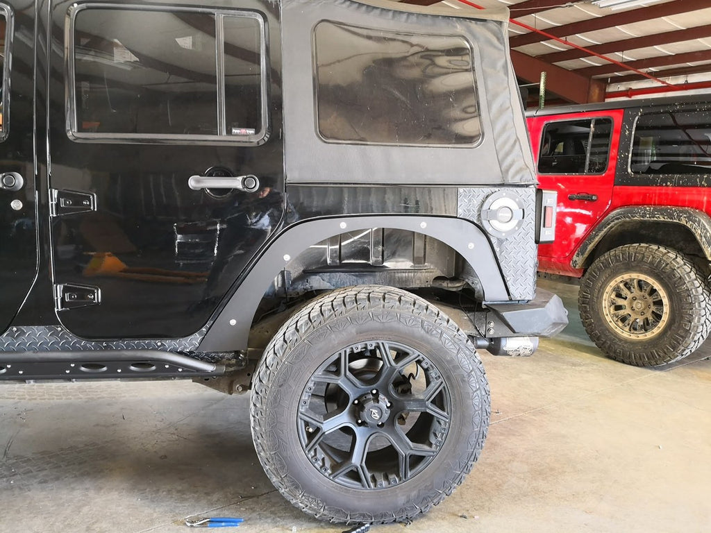 JF Steel Fender Delete Kit for Wrangler JK 2007-2018 Exterior Part